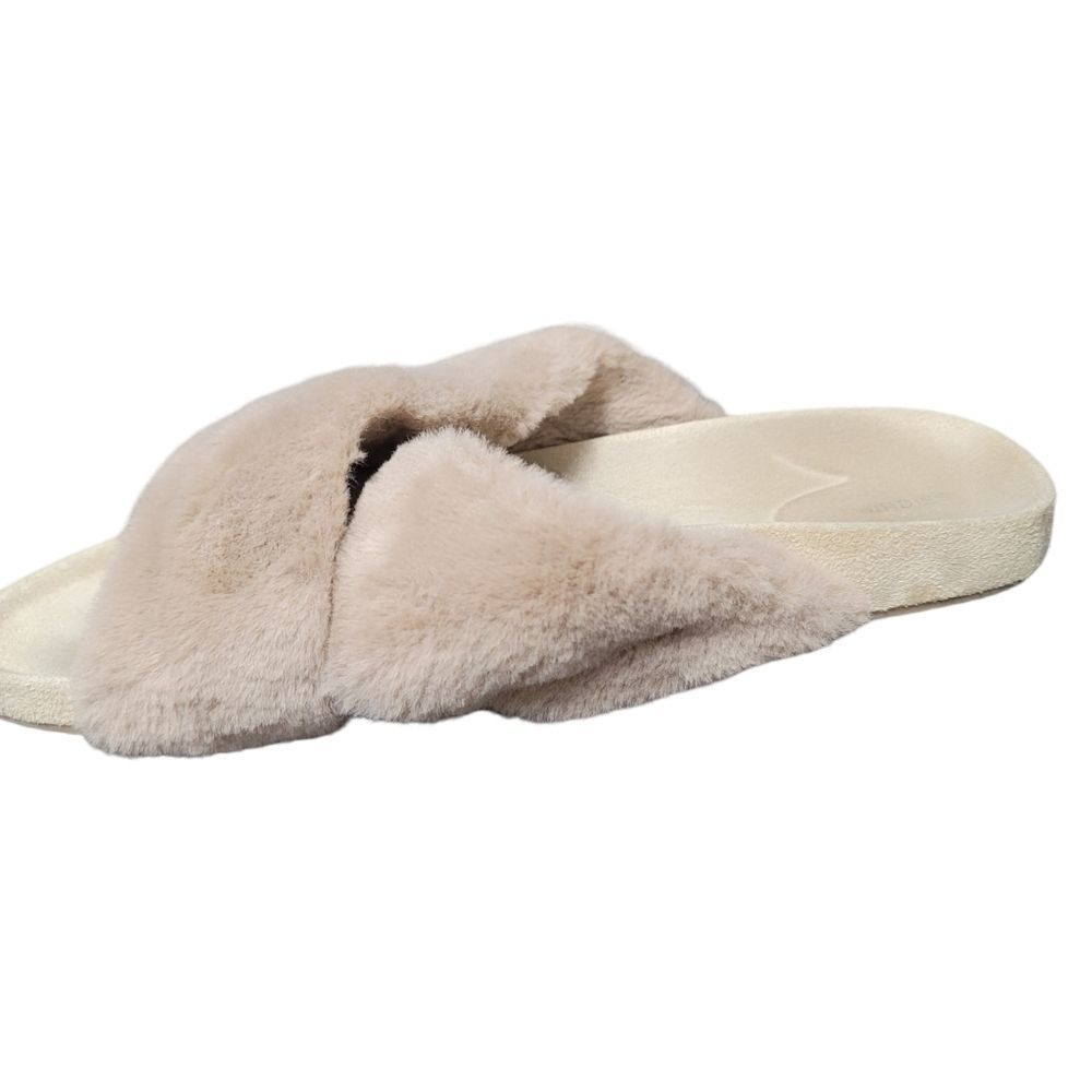 BIRDIES The Robin Tan Faux Fur Sandals - Picture 6 of 12
